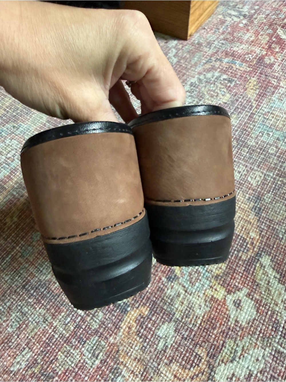 Sanita The original danish clog Slip-On Shoes Brown Suede size 41 - Picture 5 of 6